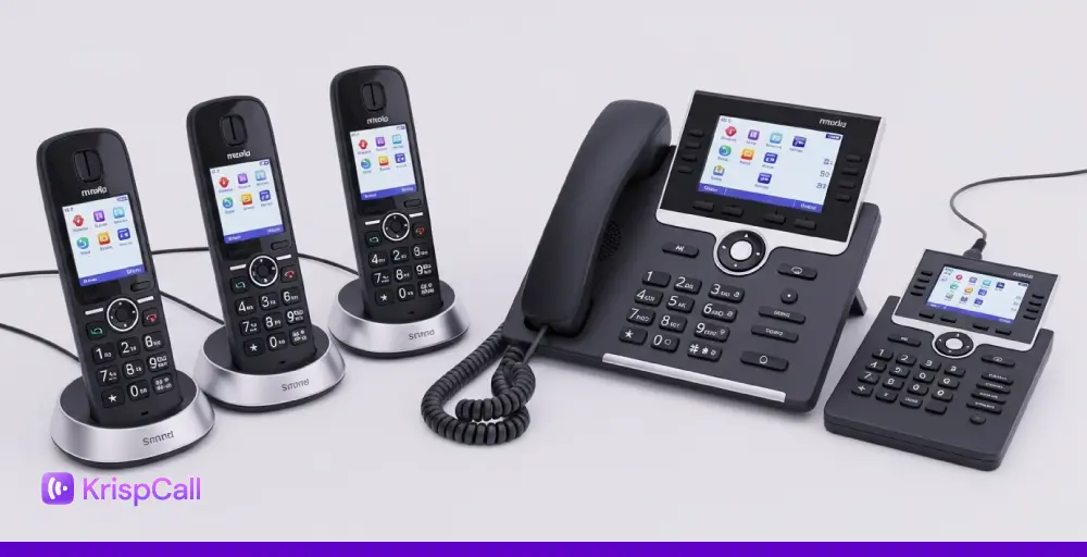 Multi-line phone system for businesses