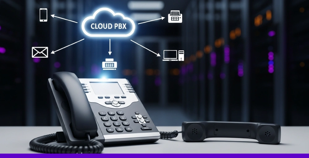 What is hosted phone system