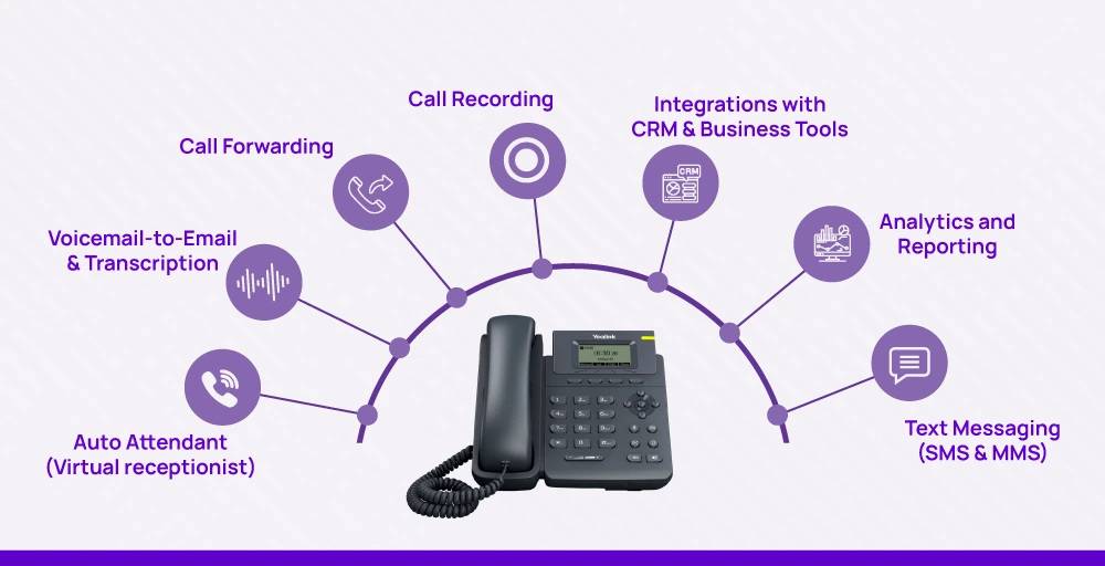 voip number features