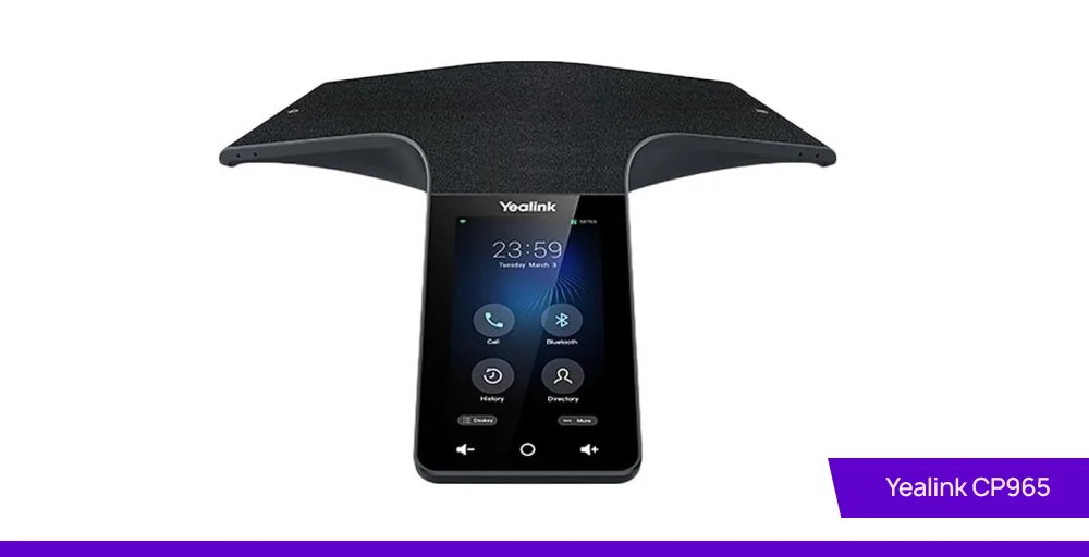 yealink cp965 voip conference phone