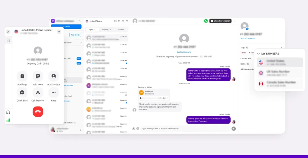 Transform your business phone system with KrispCall’s Next-Gen VoIP