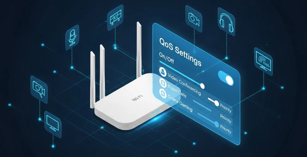 adjust your router settings to enable qos