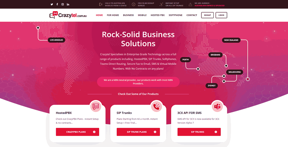 Crazytel- Best for Tech Savvy Teams on a Budget