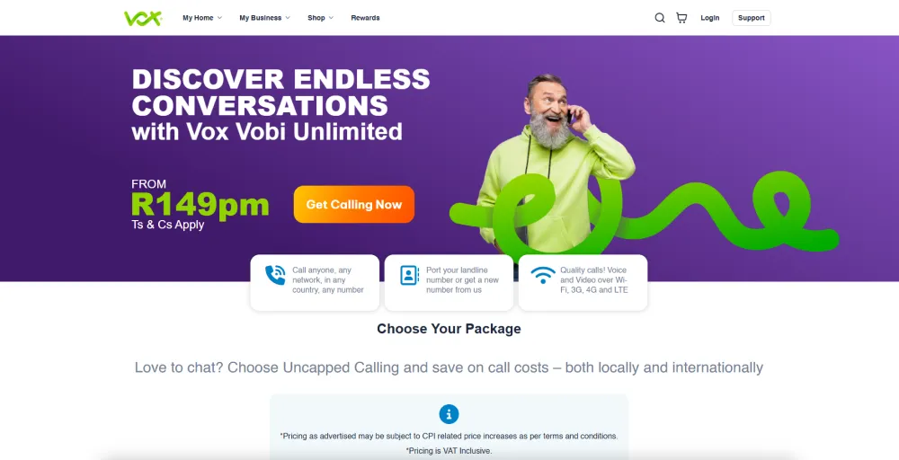vox telecom best for smes and large south african businesses