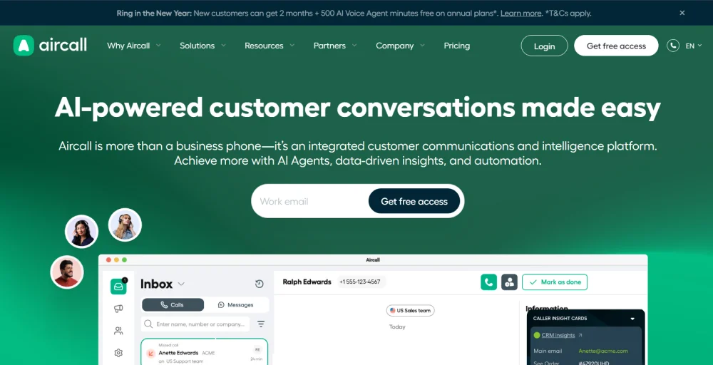 aircall voip call recording