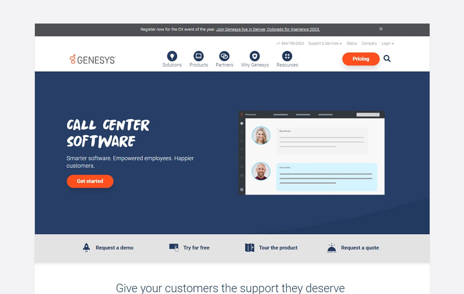 genesys dashboard