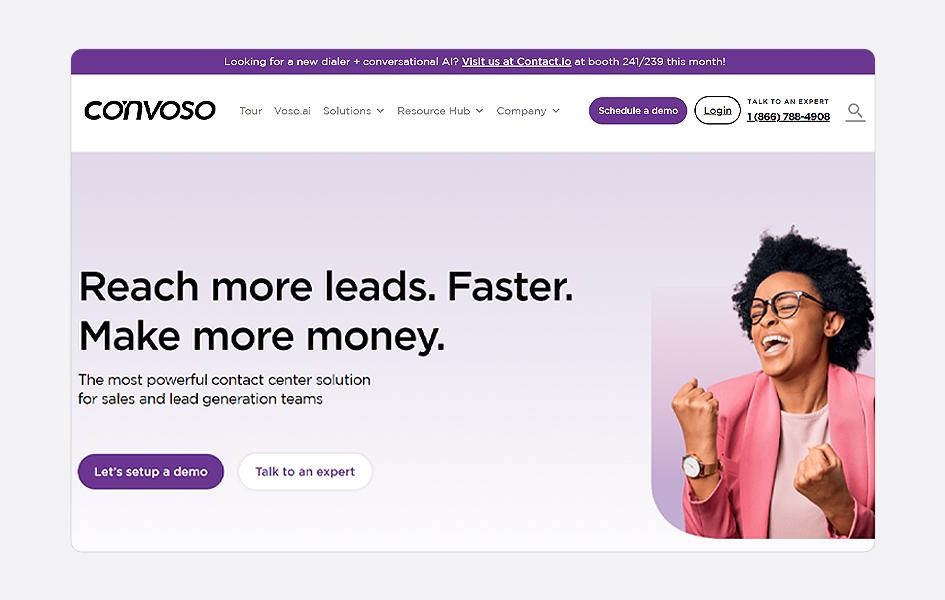 Convoso VoIP Call Center Software Provider
