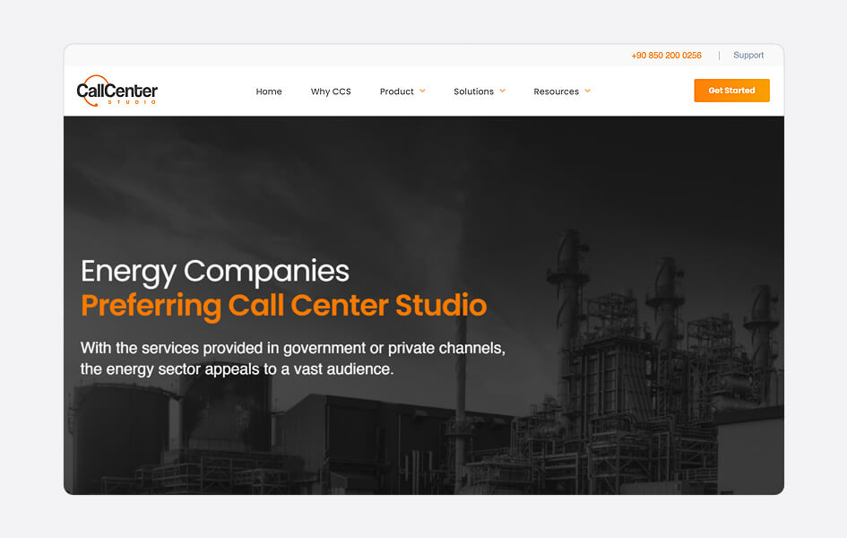 callcenterstudio energy companies