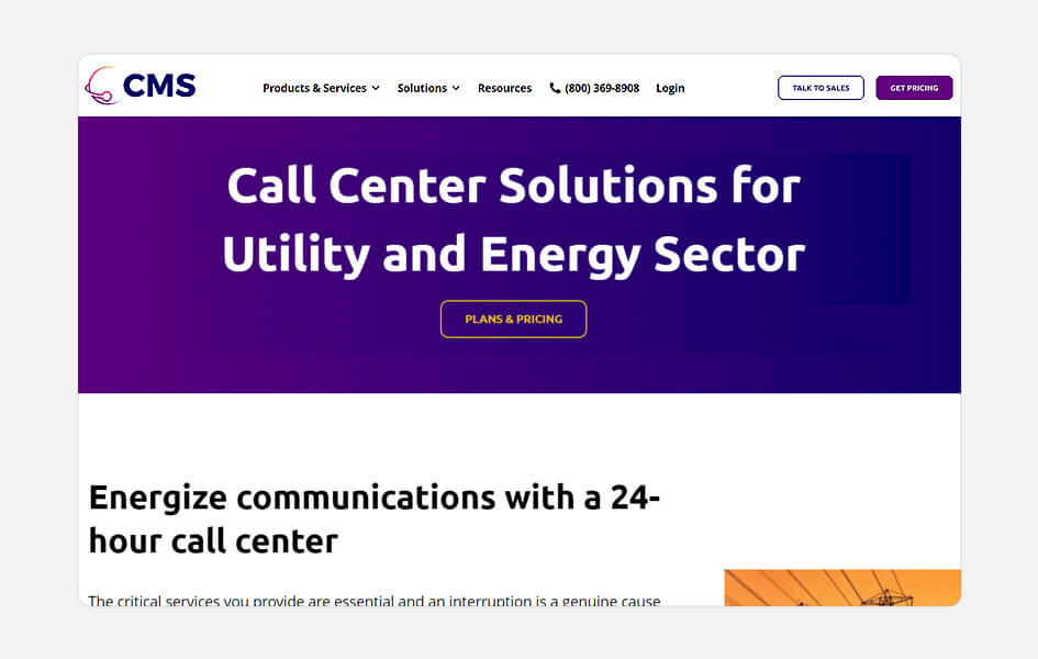 continentalmessage for utility and energy sector
