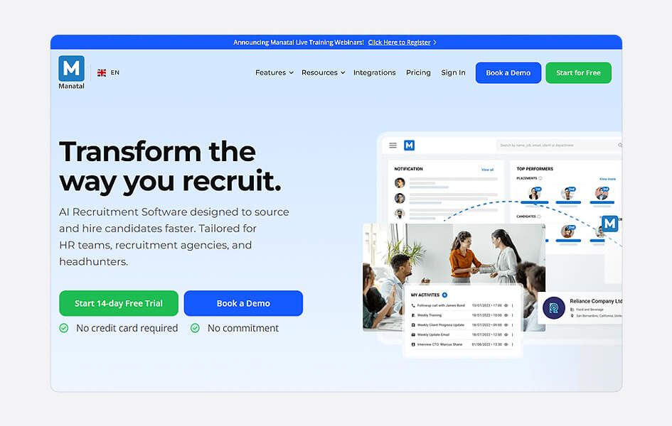 manatal recruit