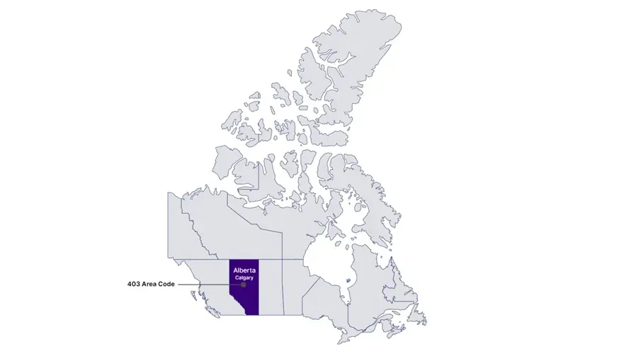 403 area code