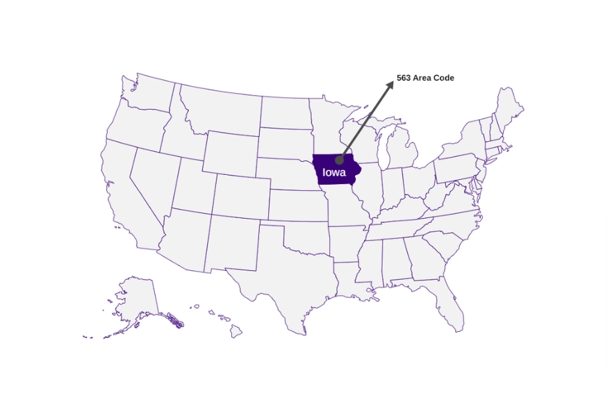 563 area code