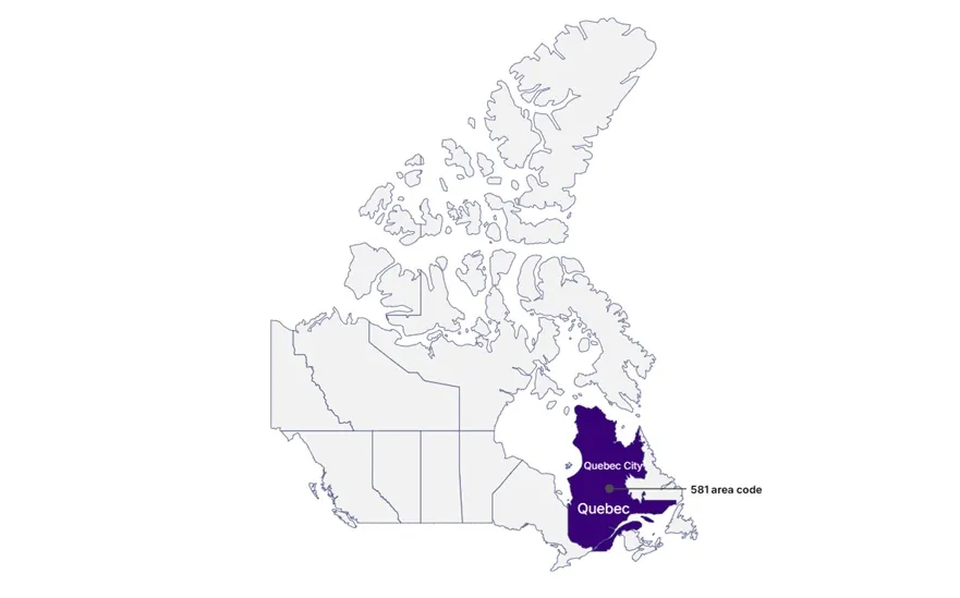 581 area code