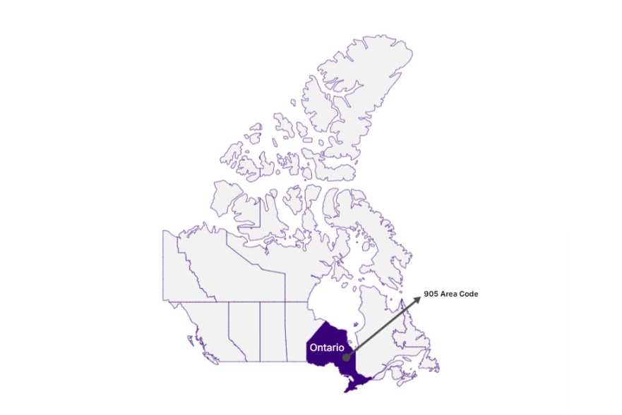 905 area code