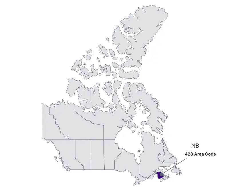 Where is 428 area code