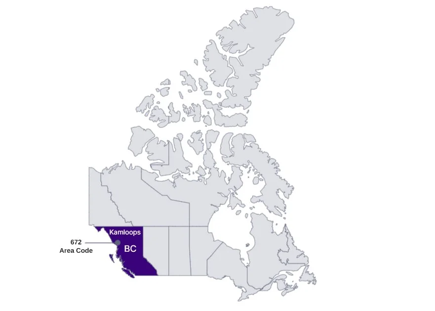 672 Area Code