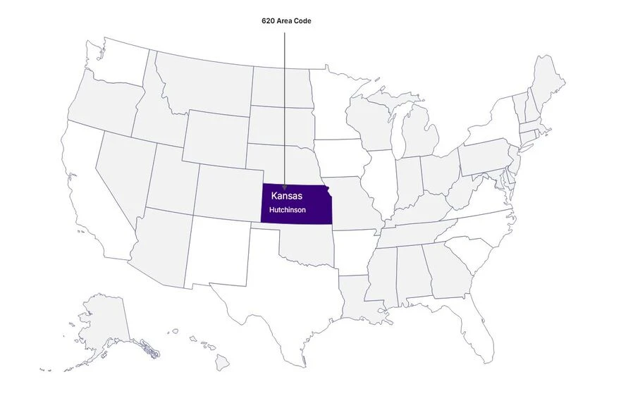 Kansas -620 area code