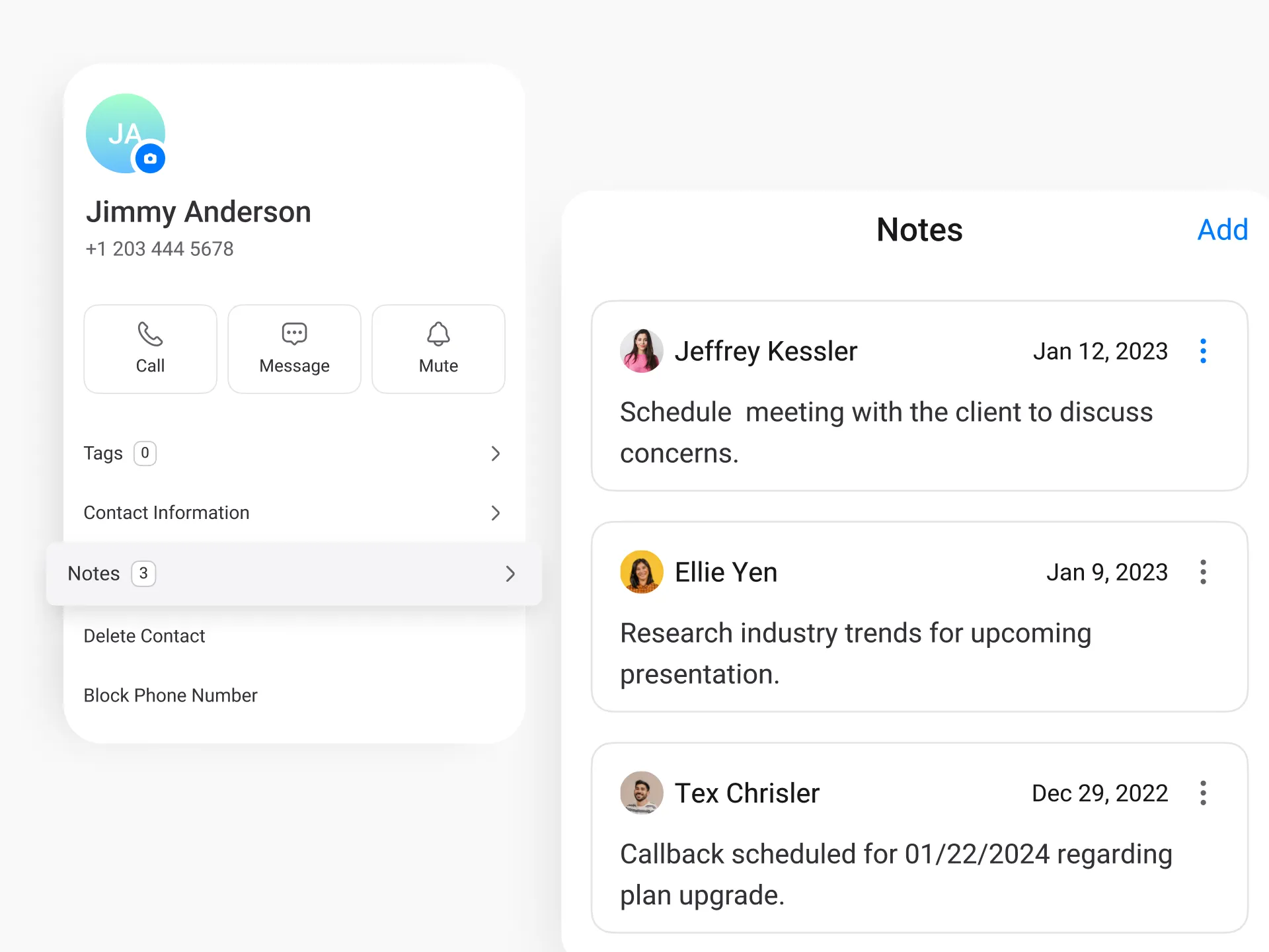 How Do Call Notes Work on KrispCall