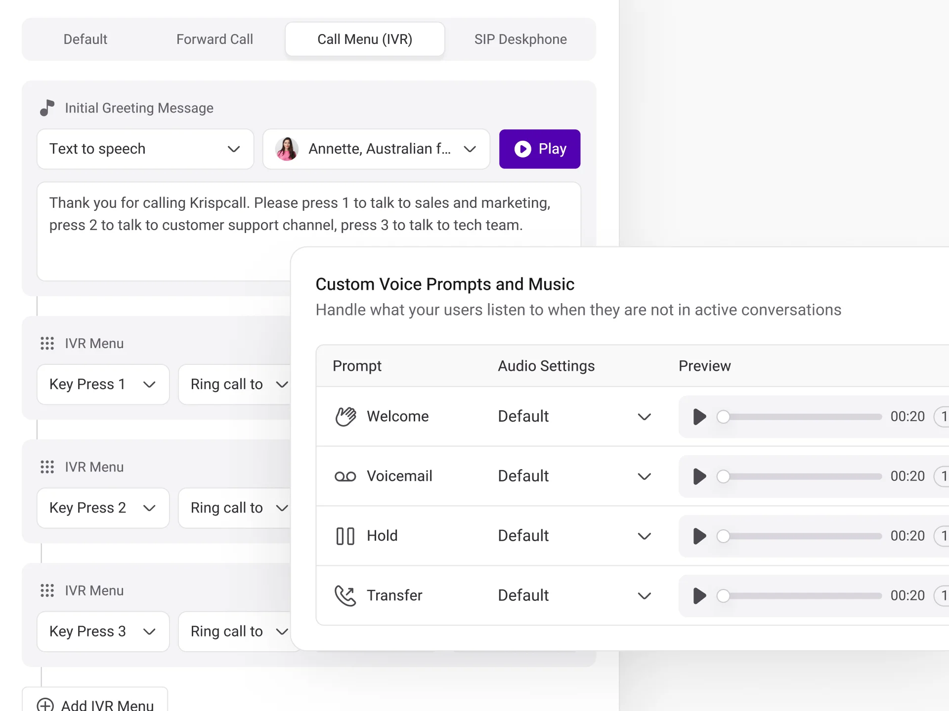 How does an Automated Phone Menu work