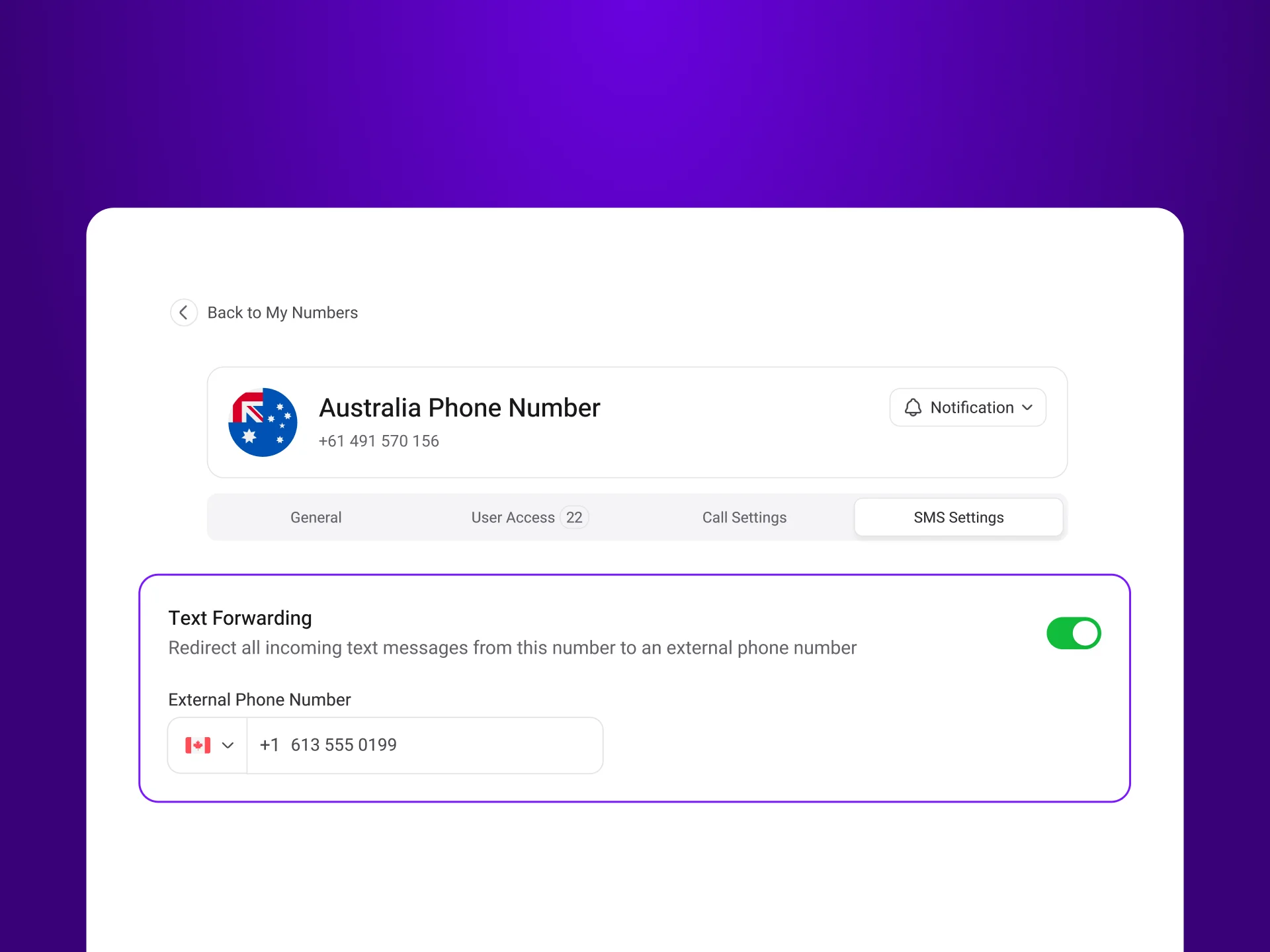 What is SMS Forwarding