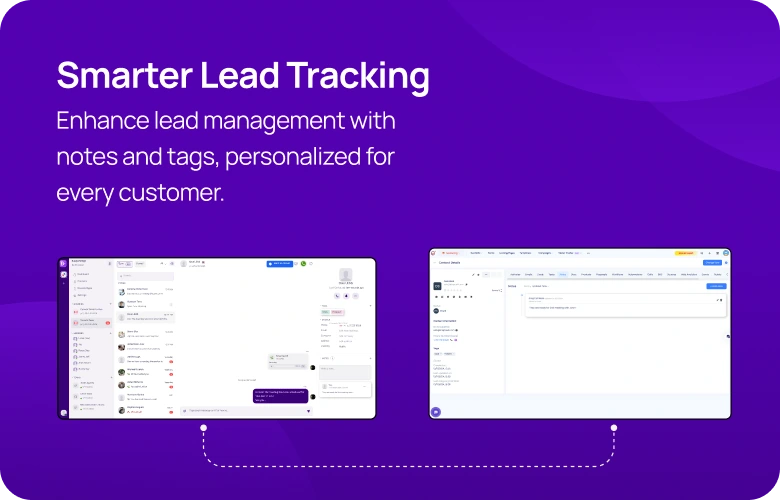 Smarter Lead Tracking KrispCallxEngageBay mobile img