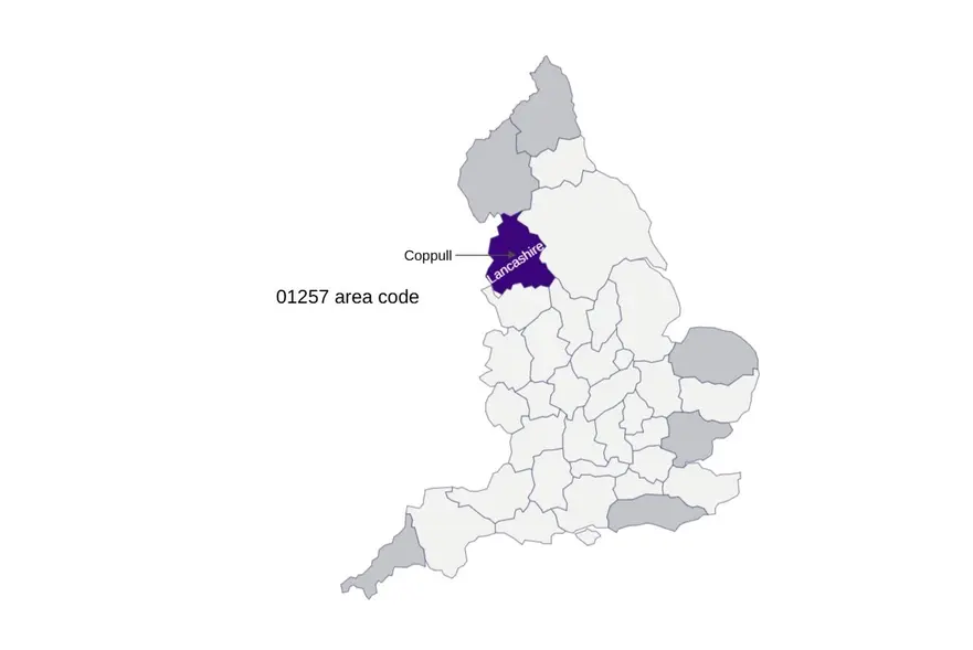 01257 area code