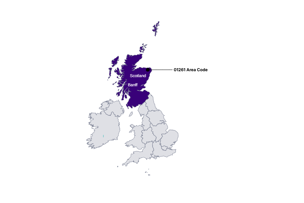 01261 area code