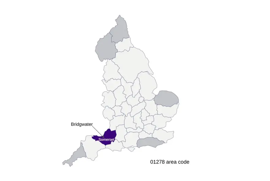01278 area code