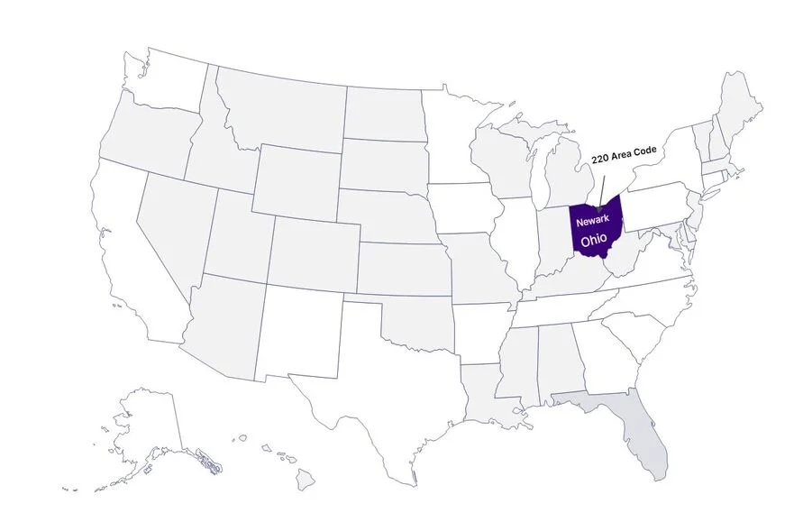 220 area code -ohio