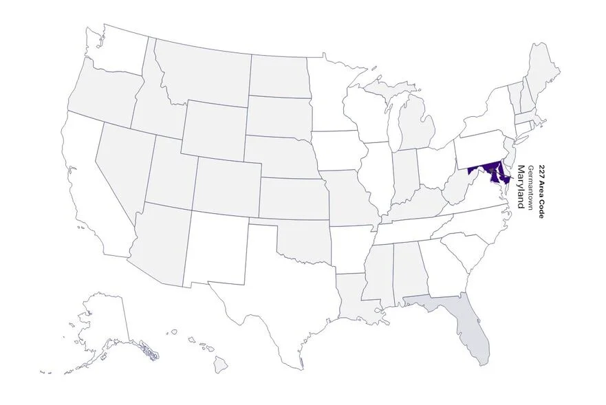 227 area code - maryland