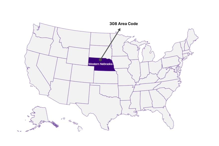 308 area code