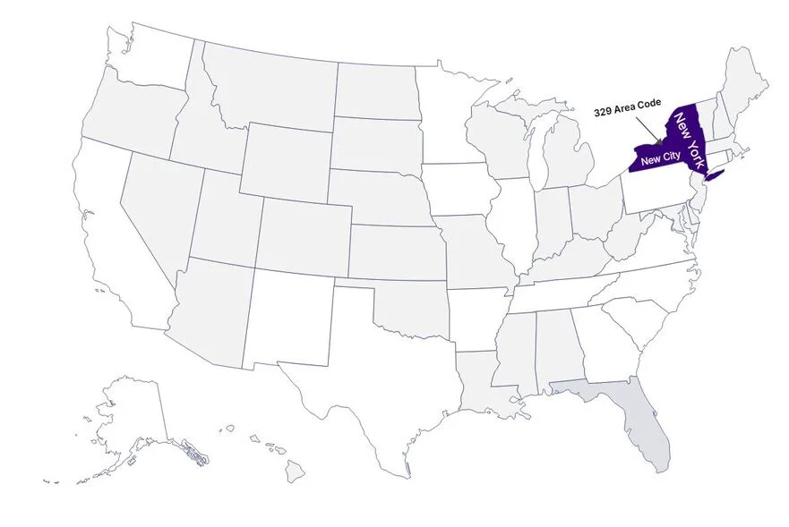329 area code - new york