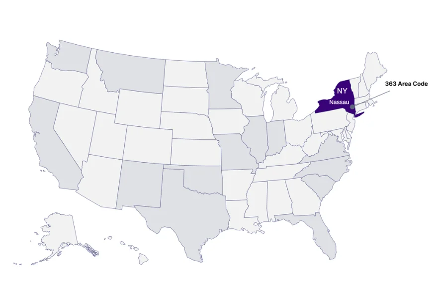 363 area code