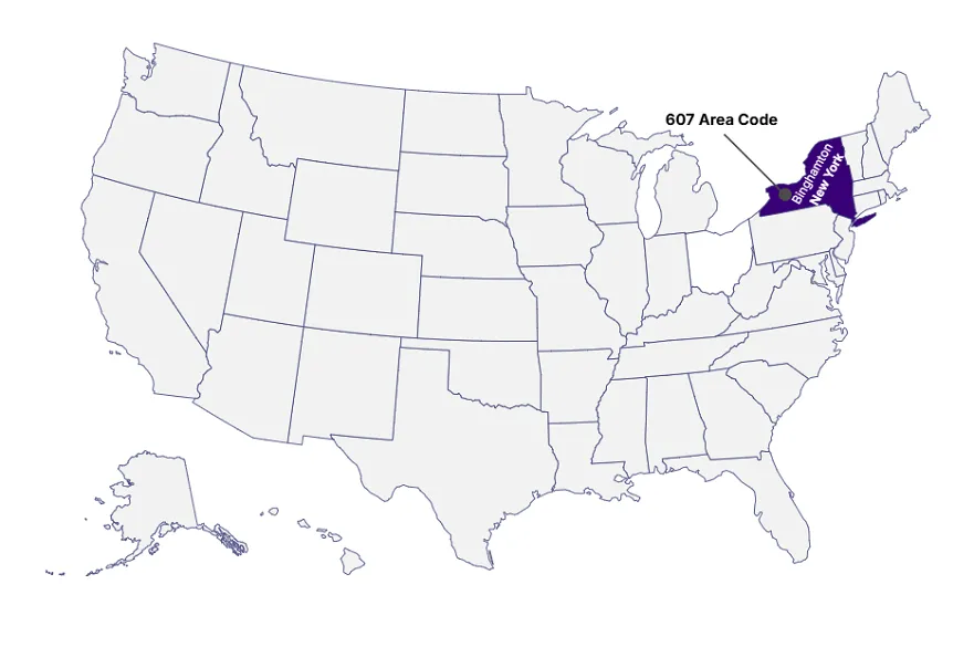 607 area code