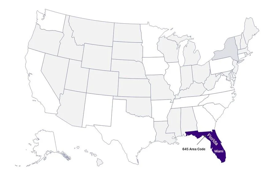 645 area code - florida