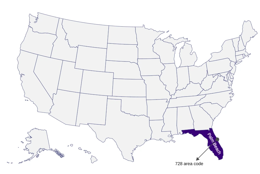 728 area code