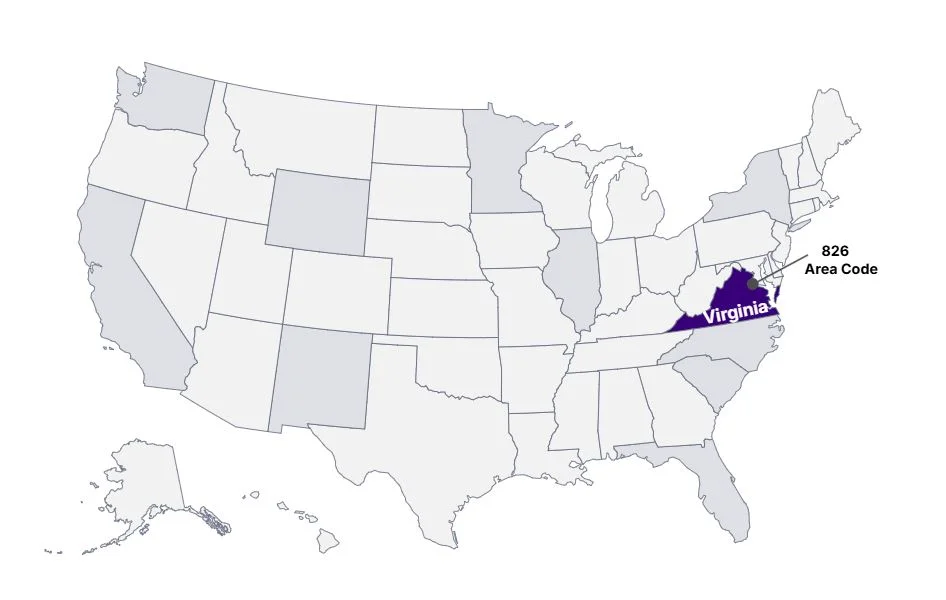 826 Area Code