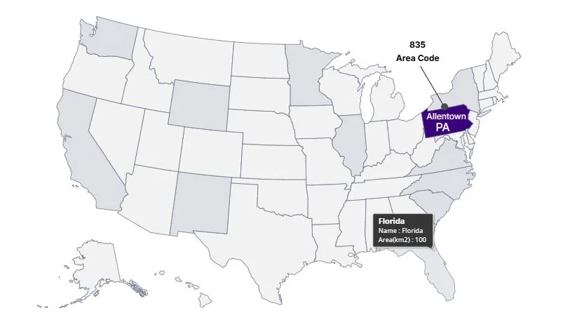 835 Area Code