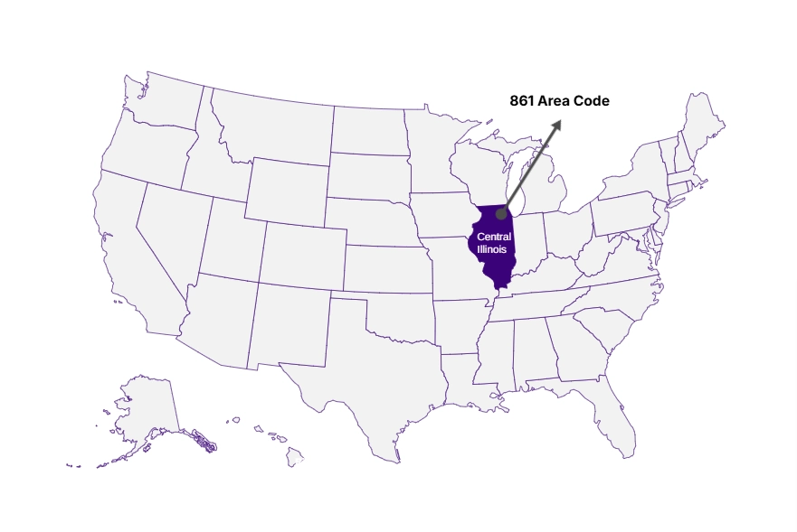 861 area code