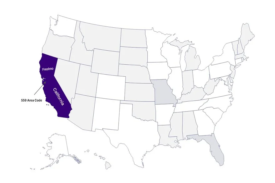 559 area code
